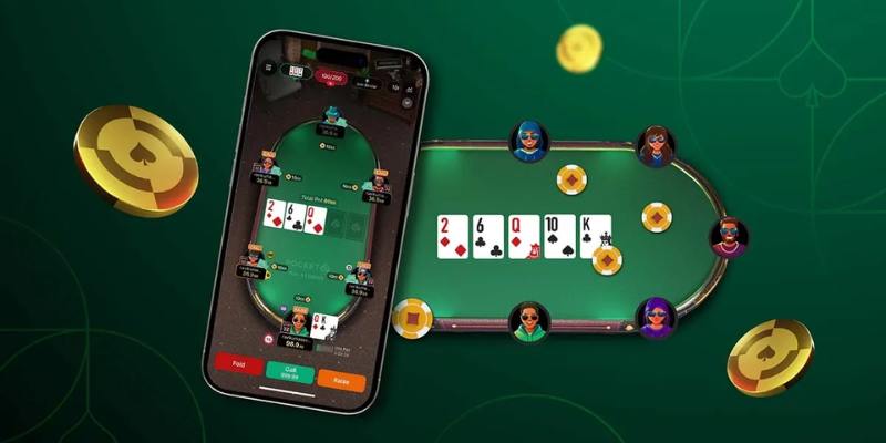 Cách chơi Poker được diễn ra trong từng vòng cược riêng biệt